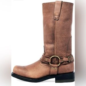 Leather Motorcycle Boots - Never Worn